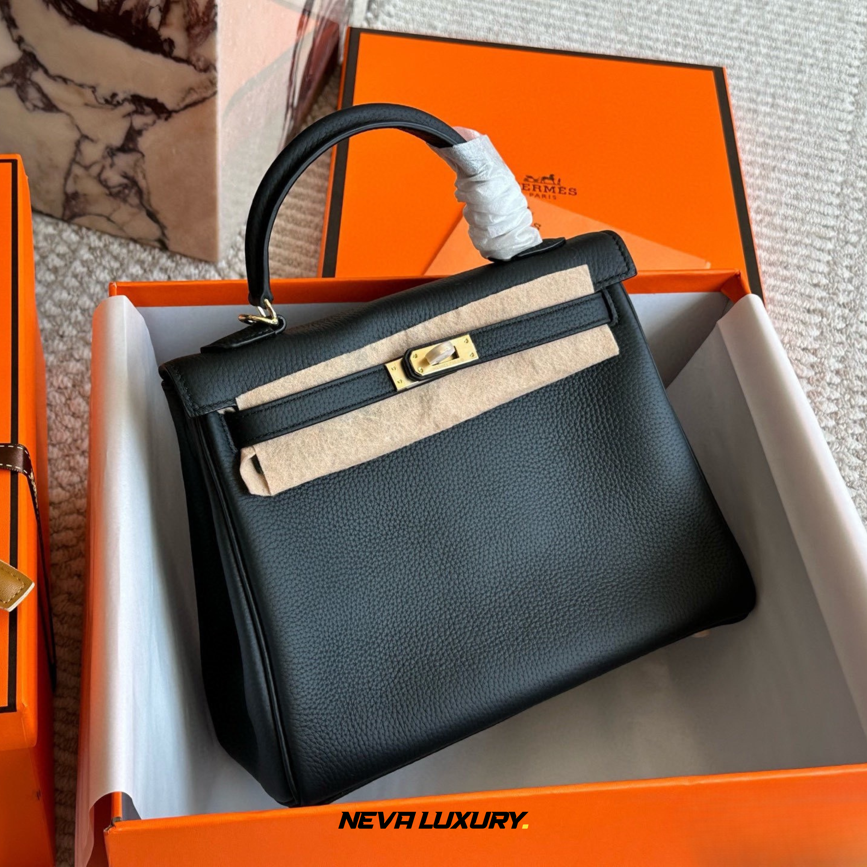 Sac à main en cuir Birkin 25