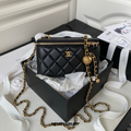 VANITY SMALL BLACK LAMBSKIN