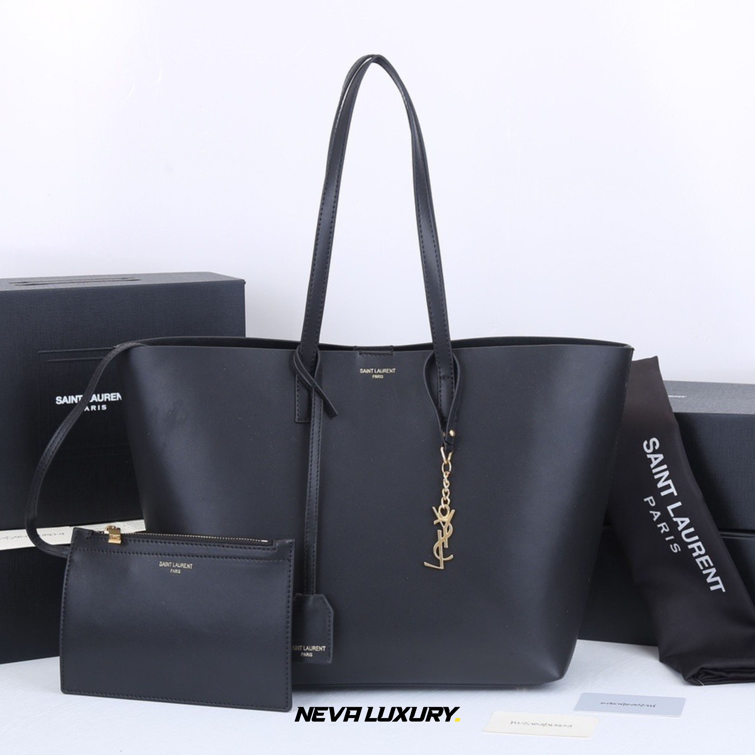 Sac à main en cuir shopping
