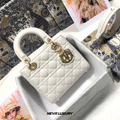 Sac Lady Dior Mini à chaîne Cuir