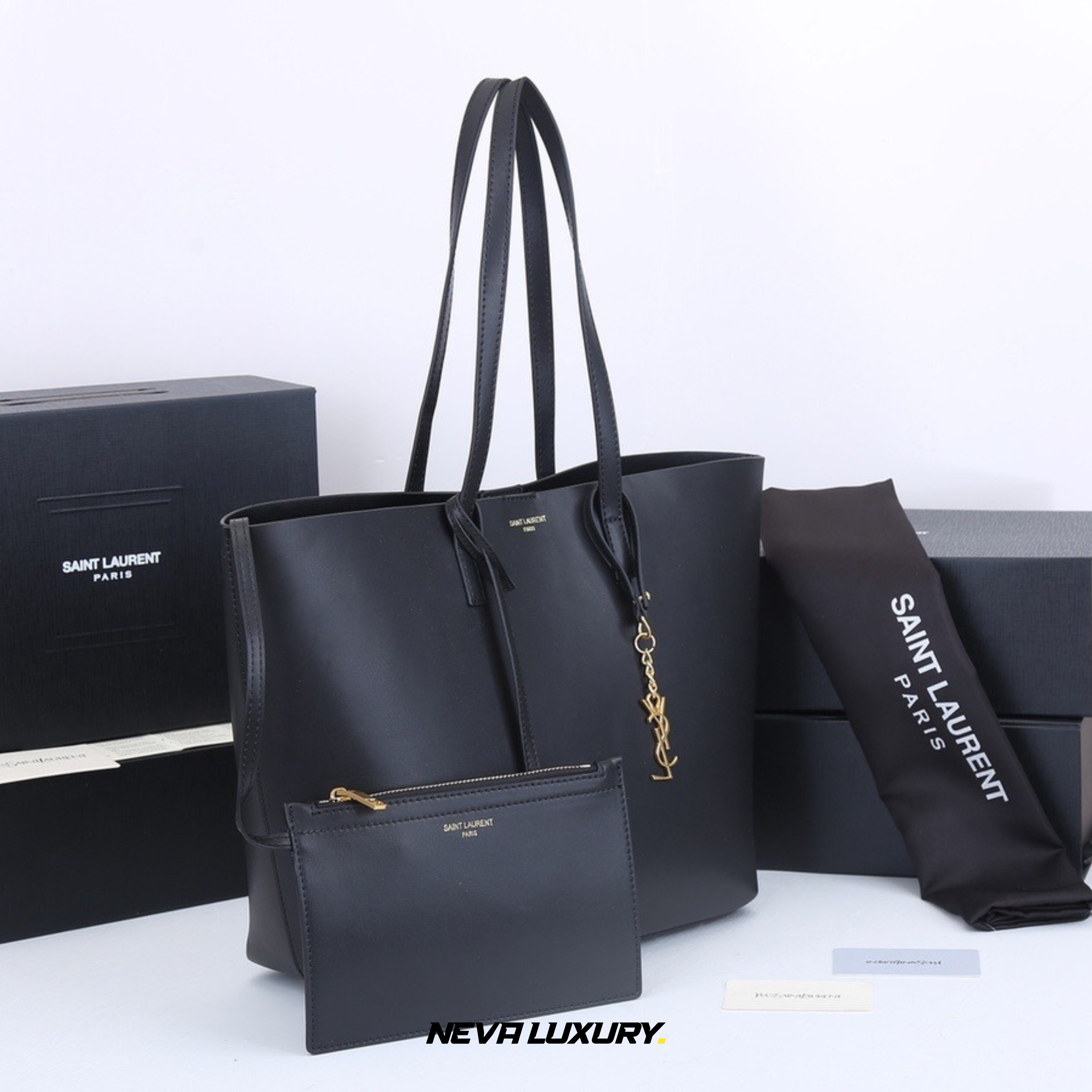 Sac à main en cuir shopping