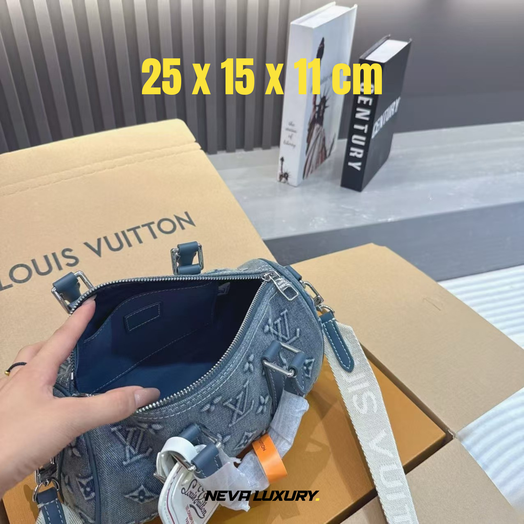 Keepall Bandouliere 25 denim
